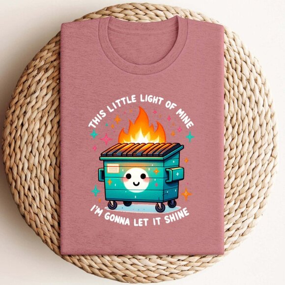 Dumpster Fire Shirt – Emotional Dumpster Fire Tee - Picture 1 of 1